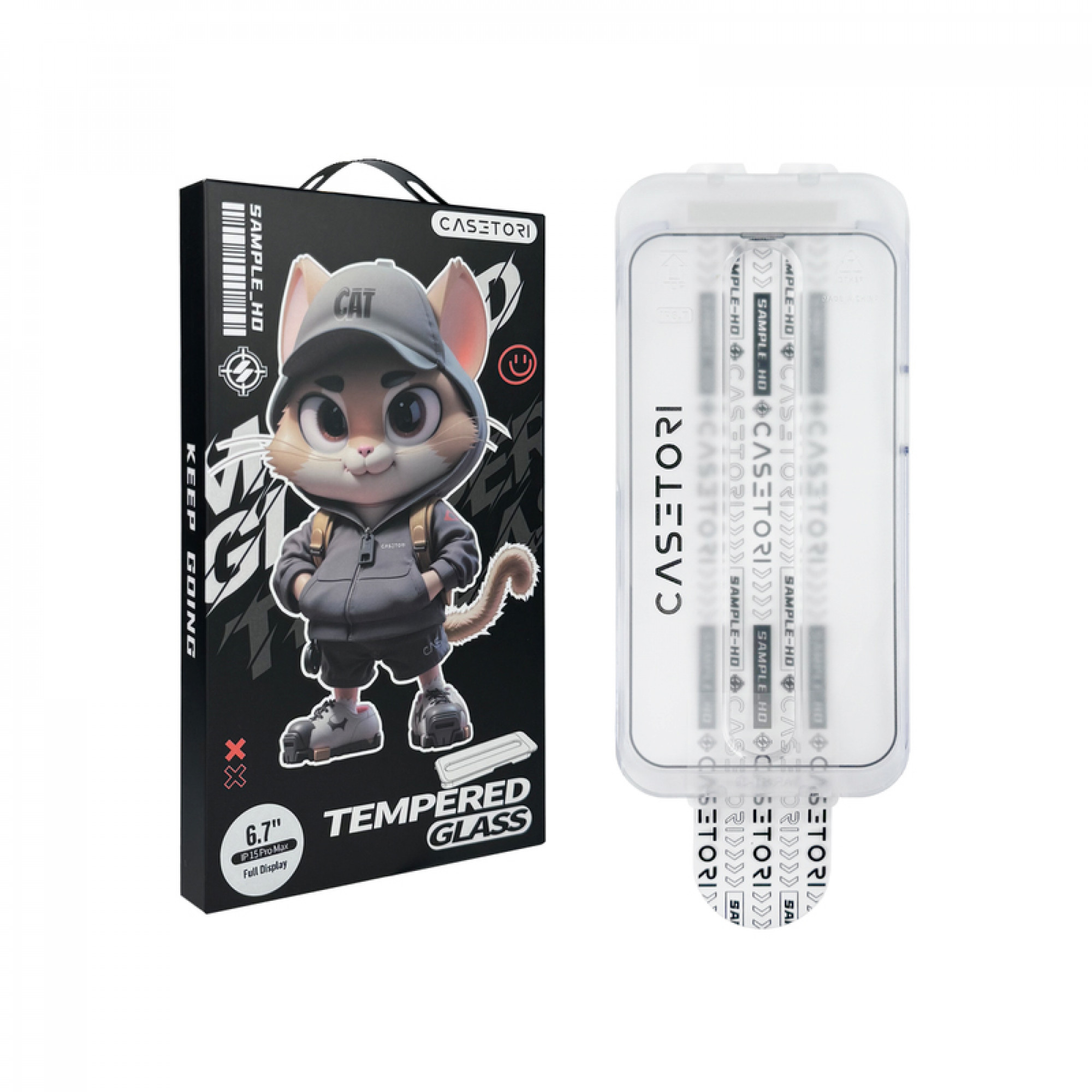 Защитное стекло CASETORI iPhone 14 Pro Max